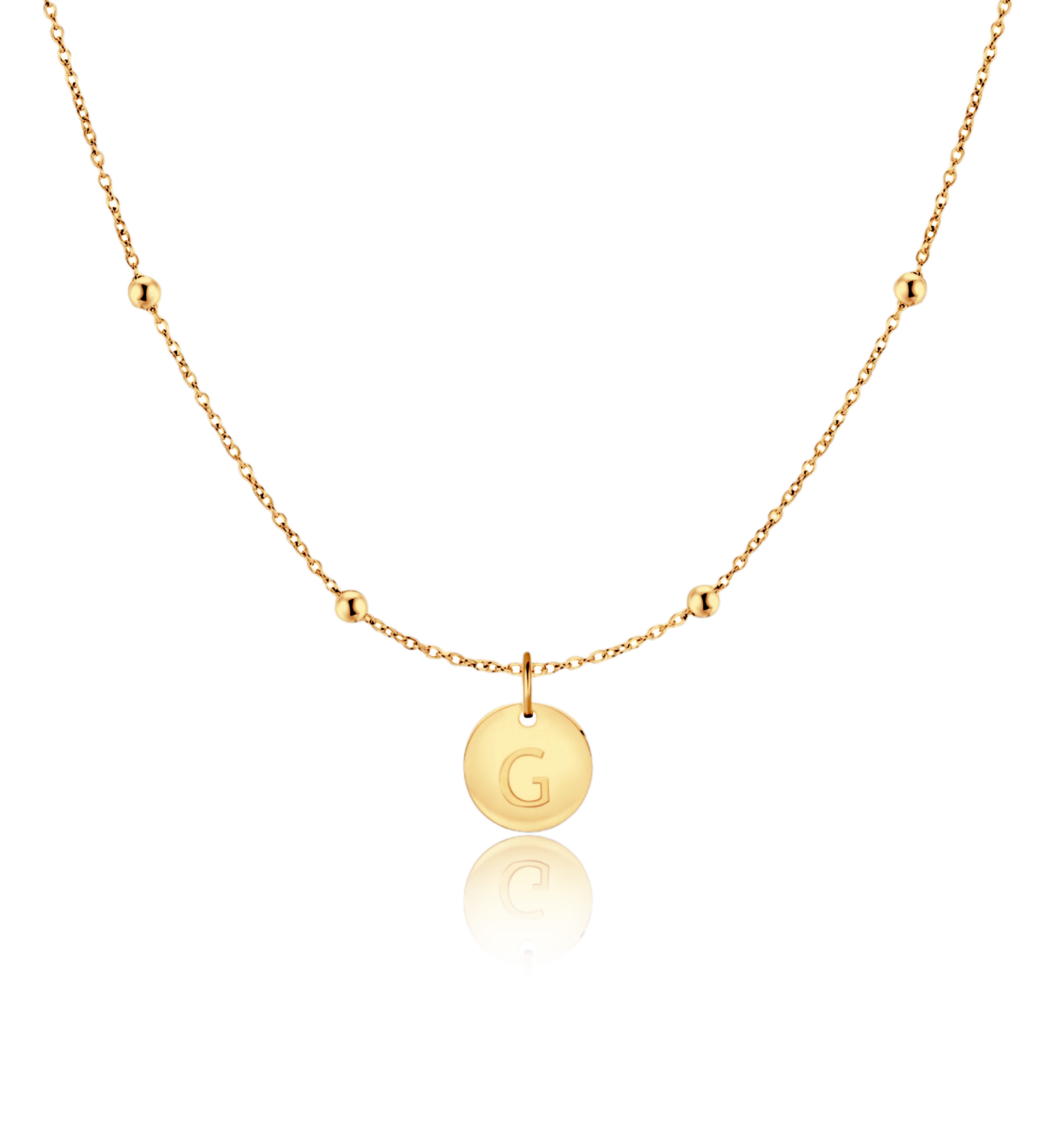 Initial Circle Necklace - Image 32